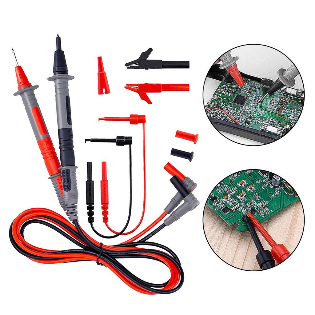 Multimeter Test Kit for Meter Electrical For Alligator Clip Probe for Testing