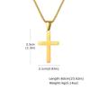 Cross Pendant Necklaces for Men Boys,Stainless Steel Link Chain Necklaces,Classic Jewelry Accessories Gifts