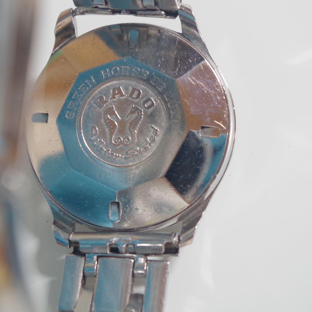 Used A7103 [Working Item] RADO Green Horse De Luxe Automatic Date Men's Watch Vintage