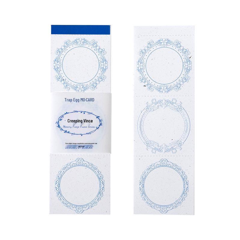 Momo Memory Freeze Series: Tearable Embossed Retro Sticky Notes and Journal Decor