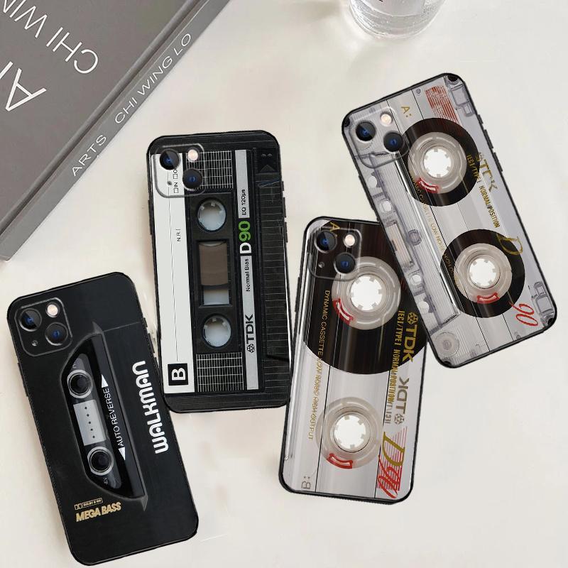 Retro Cassette Tape For Huawei Nova 12i 12s 7i 8i 11i 11 9 10 SE Y60 Y61 Y70 Y72 Y73 Y90 Y91 P30 P40 Lite Case