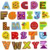 Kids' Cartoon Alphabet Embroidered Iron-On Patches for Clothing and Luggage Repair