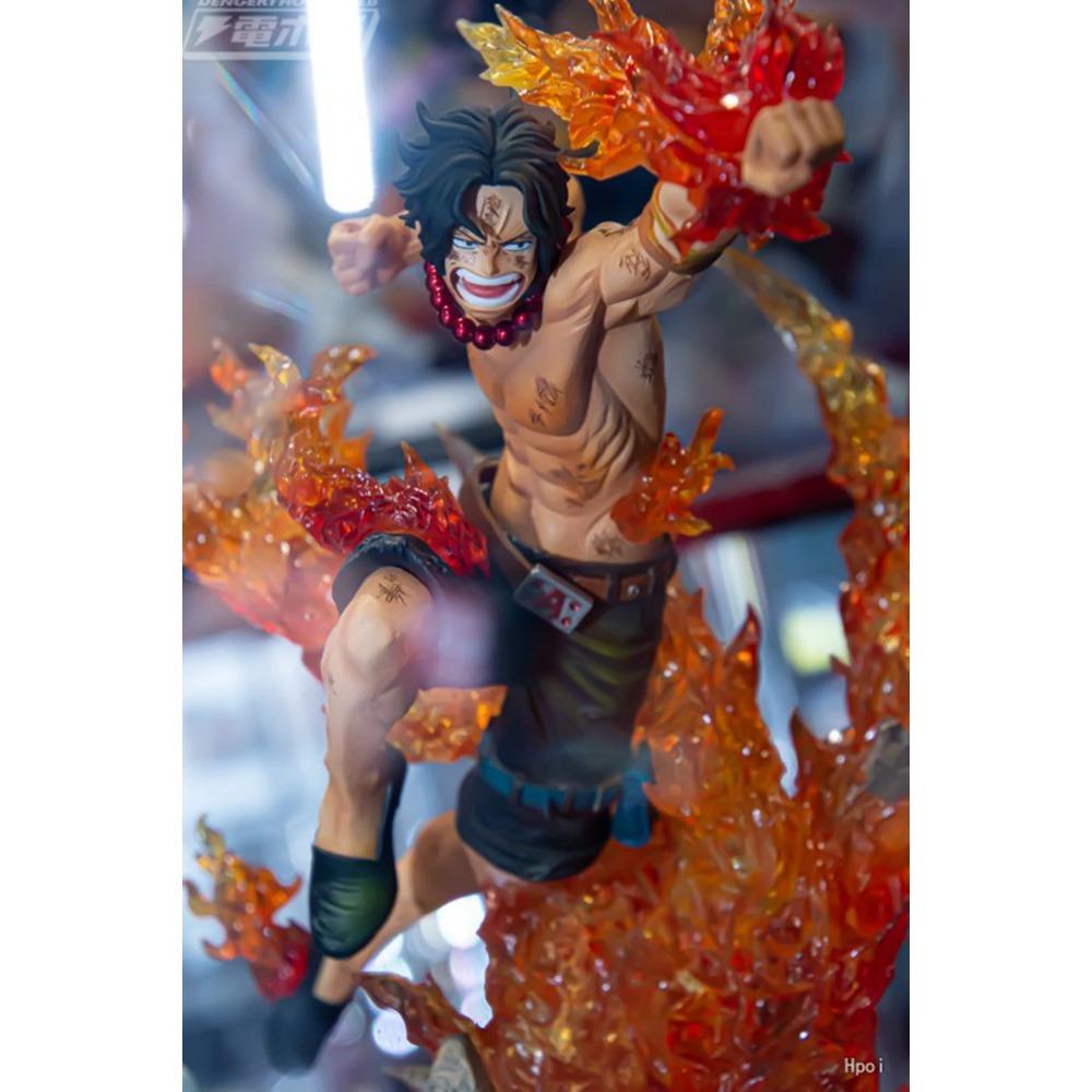 15CM Anime One Piece Figure Portgas D Ace The Top War Fire Fist Battle Model Toy Gift Collection Action Figure PVC Ornament Doll