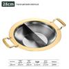 ChuyiQi 304 Stainless Steel Mandarin Duck Hotpot