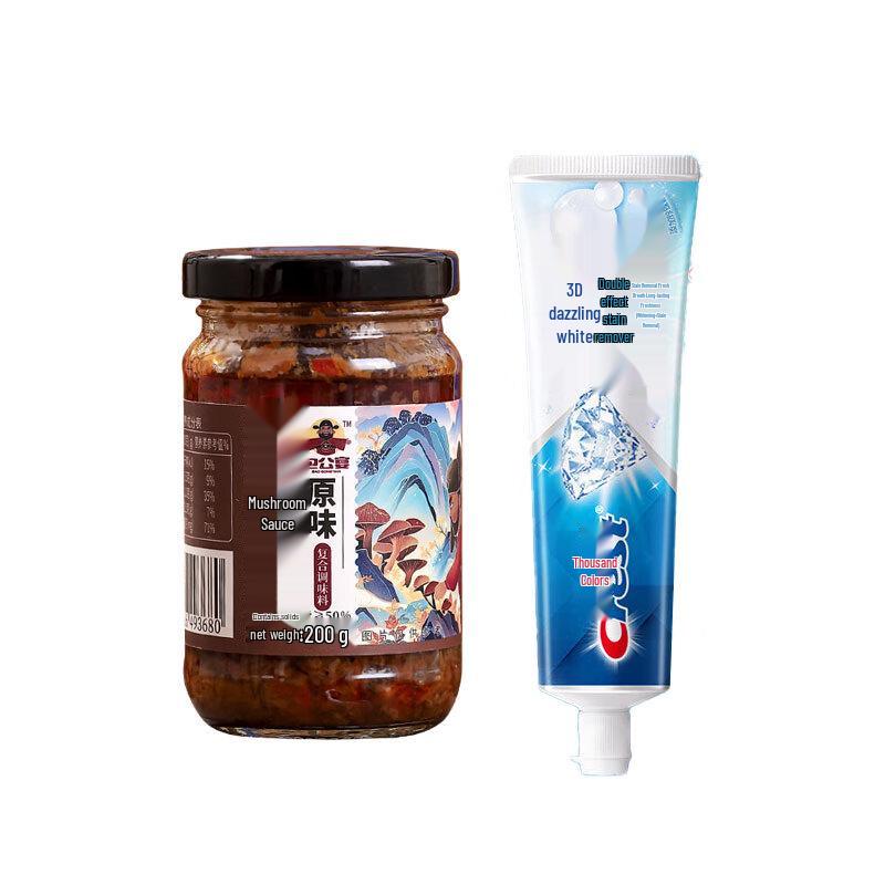 

Crest 3D White Toothpaste & Mushroom Sauce Bundle