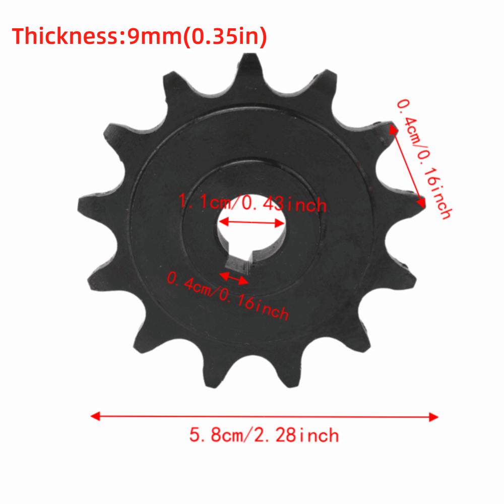 With Crankset Chain Wheel Sprocket Steel Sprocket Gear Durable Chain Sprocket  for Scooter