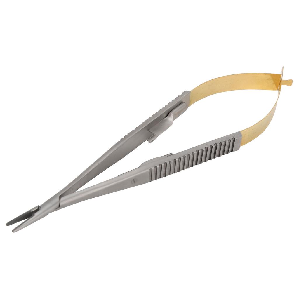 Castroviejo Needle Holder with Lock Stainless Steel Orthodontic Implant Dental Surgical Forceps 5.5