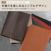 [BLUE SINCERE] A5 Genuine Leather Book Cover with Bookmark, Fits Thick A5 Books, Vegetable-Tanned Cowhide Leather, Brand Name Book Cover for Men and W
