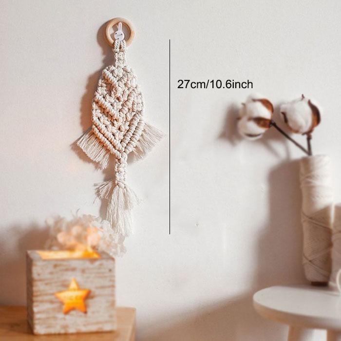 Nodic Cotton Woven Bohemian Wall Decoration Tapestry With Tassel Wall Accents Handmade Scandinavian Hanging Bedroom Home Decor