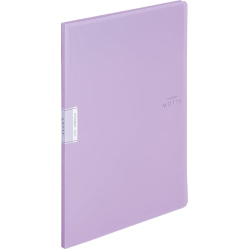 KOKUYO File Clear Book MOTTE A4 20 Sheets Pocket Purple La-LM20V