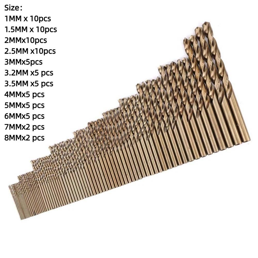 M35 Cobalt Material M35 Cobalt Drill Bit Set HSS Drill Bit Twist Drill Bit High Precision Drill Bits High Precision Grinding
