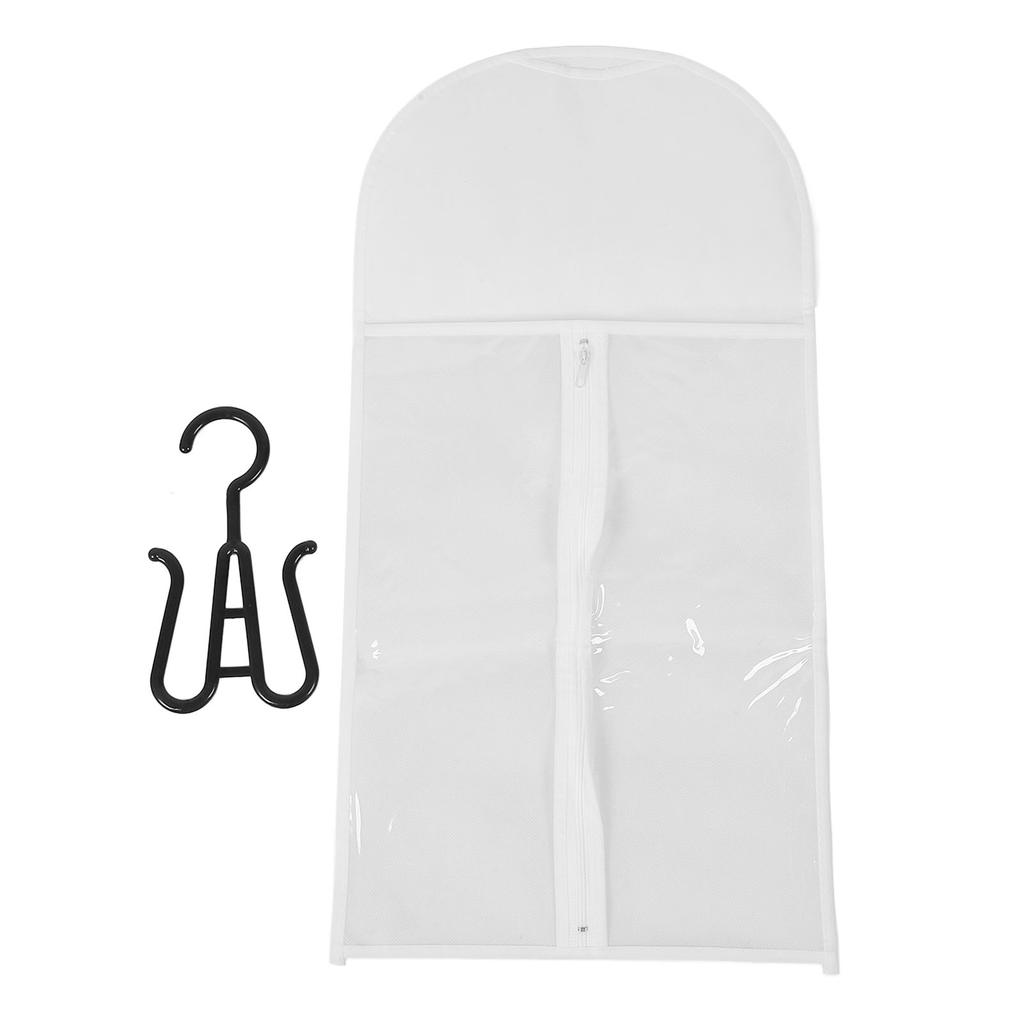 5 Set Hair Extension Holder Bag Anti Dust Water Proof Hair Extension Holder Transparent PVC Soft Non