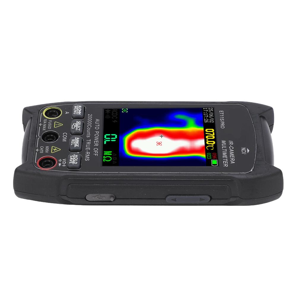 Handheld Thermal Imager Multimeter 32x32 Infrared Resolution 20 celsius 550 celsius NCV Warning
