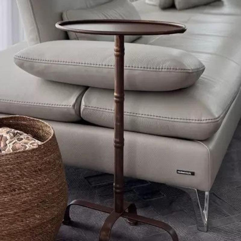Narrow Space Side Tables Antique Coffee Table Luxury Living Room Corner Tea Tables Minimalist Bedroom Oval Table Home Furniture
