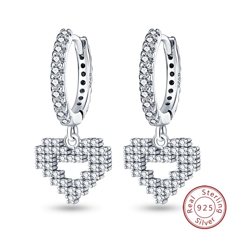 Inlaid Zircon Earrings 925 Silver Minimalist Butterfly Dragonfly Cute Claw Hoop Earrings Women Exquisite Party Jewelry