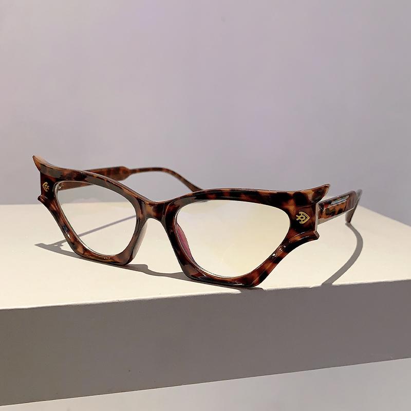 

Трендовые ретро очки-кошачий глаз женские новая мода леопардовые градиентные солнцезащитные очки уличный декор пляжные тренды солнечные очки