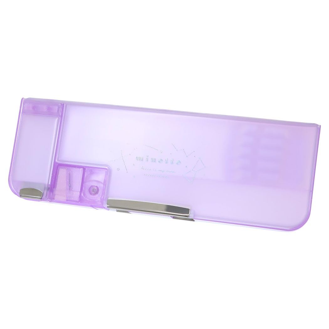 

Sheer Drop Soft Pen Case opening soft pen case available [Pencil case] Double-sided [Not overseas] [Purple]