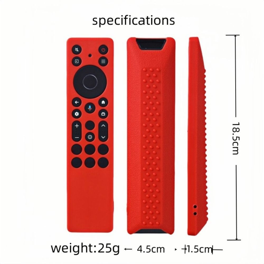 New Silicone Protective Case Shockproof Protector Remote Controller Cover with Lanyard Soft Shell for TCL RC923A/RC813A