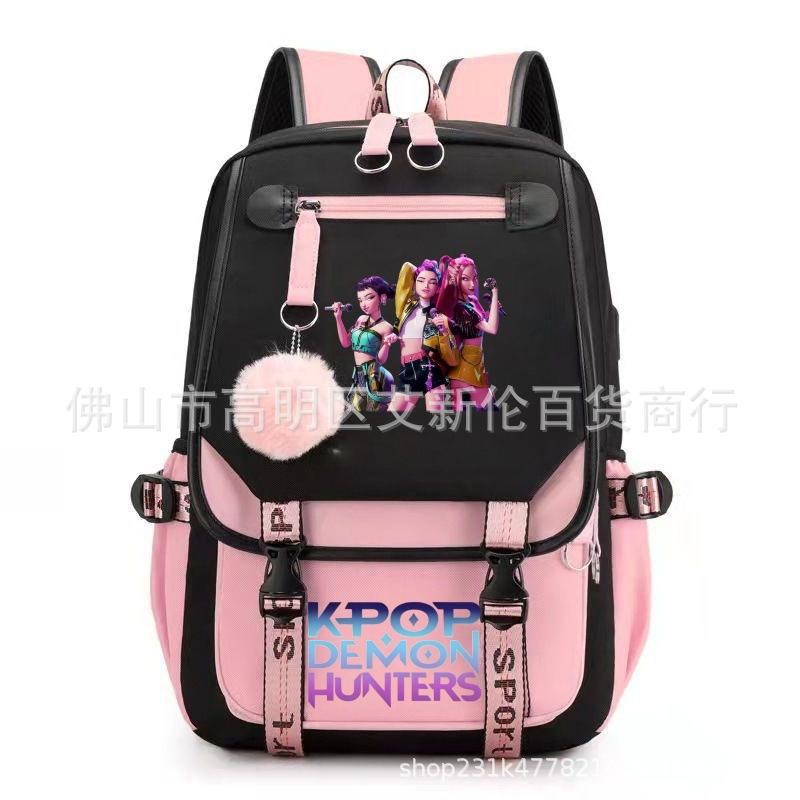 Witch Hunters Printed Middle School Student Campus School Bag Outdoor Travel Backpack Backpack