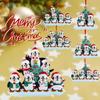 Cute Penguin Family Pendant Xmas Christmas Tree Decoration Drop Ornaments Gift 2022 New Year Party For Home Decor