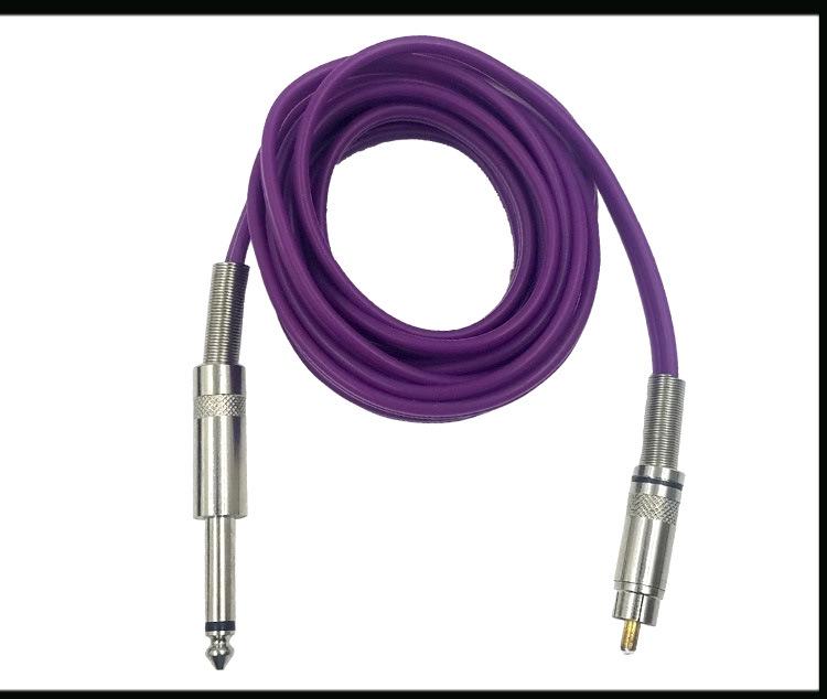 2.4m RCA Soft Silicone Tattoo Machine Direct Plug Hook Line Auxiliary Tool.