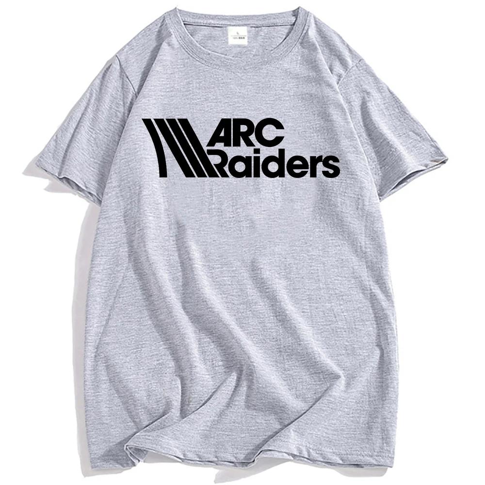 Game ARC Raiders Printing Tshirt Oneck Short Sleeve Cotton Male Tshirts Unisex Streetwear Loose Casual Men Women T Shirt Tees