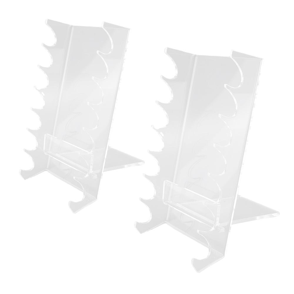 Aesthetic Makeup Brush Holder Acrylic Drying Rack Elegant Display Rack  Bedroom Decor