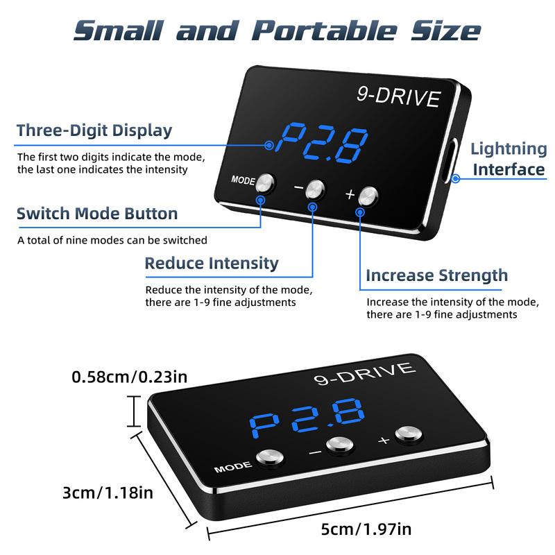 F1 Car Electronic Throttle Controller Racing Accelerator Potent Booster For Dodge For Chrysler Tuning Parts Accessory
