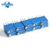 10PCS 3296W Trimmer Potentiometer 100R 500R 1K 2K 5K 10K 20K  50K 100K 200K 500K 1M 3296 Potentiometers Variable Resistor Kit