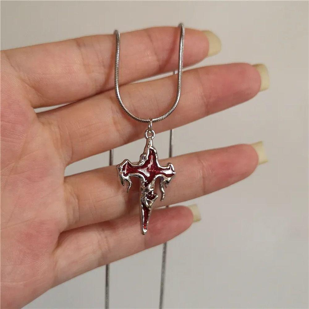 Ins Stil Schlangenkette Halskette Vintage Schmuck Accessoires Mode Gothic Ästhetik Anhänger