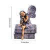 Fairy Statues Outdoor Copper Color Sleeping Garden Fairy Statue Fairy Figurines Resin Fairy Decorations Fairies Figurines For
