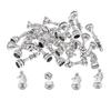 30x Draughts Jewelry Pendents Charm Alloy Silver for DIY Necklace Accessory