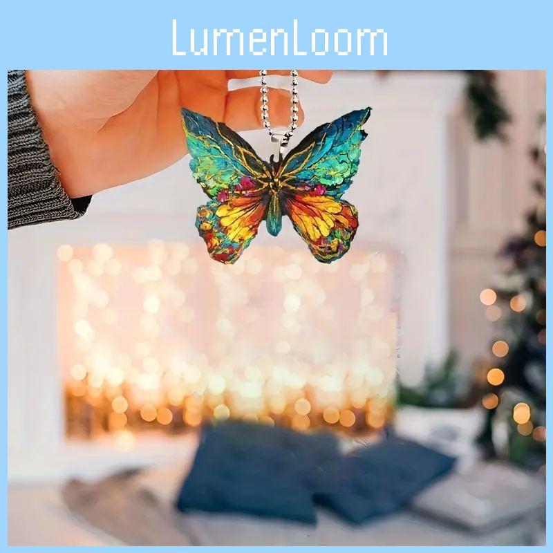 Adorable Butterfly Car Interior Decor Items Christmas Tree Decorative Hanging Ornament