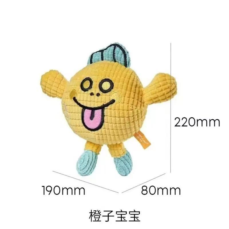 

Dog Toy Boredom Relief Artifact Sound Plush Chew Resistant Puppy Sleep Companion Teddy Shiba Inu Pet Dog Little Yellow Duck помаранчевий