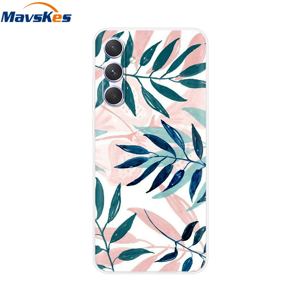 Shockproof Clear Silicone Soft Phone Back Case For Samsung Galaxy A55 5G SM-A556V A 55 Cases Cover Coque Shell Bags Mask Fundas