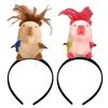 Modisches Stirnband mit Capybara-Detail Tierförmige Kopfbedeckung Damen Accessoire
