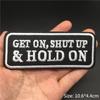 Letters Embroidered Patches For Clothing Iron On Patches Text Diy Appliques For Clothes Jacket  Stripes Slogan Stickers