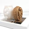 3D Easters Eggs Candle Molds Plasters Molds Silicone Mould Ornament Castings Molds Epoxy Resin Molds