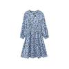 Women's Printed V-Neck Summer Dress