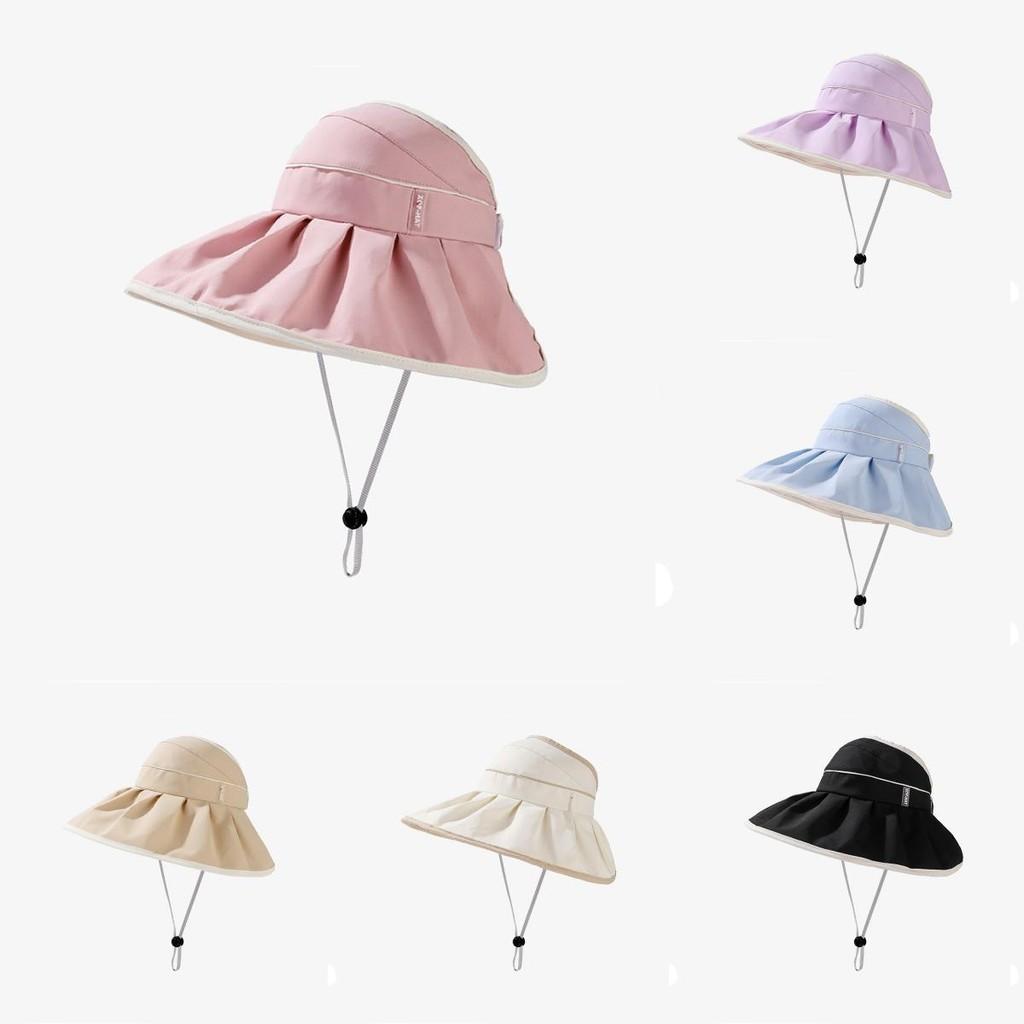 Upgrade Velvet Uv Protection Wide Brim Sun Hat For Women Spring Summer Outdoor Upf50+ Sunscreen Cap