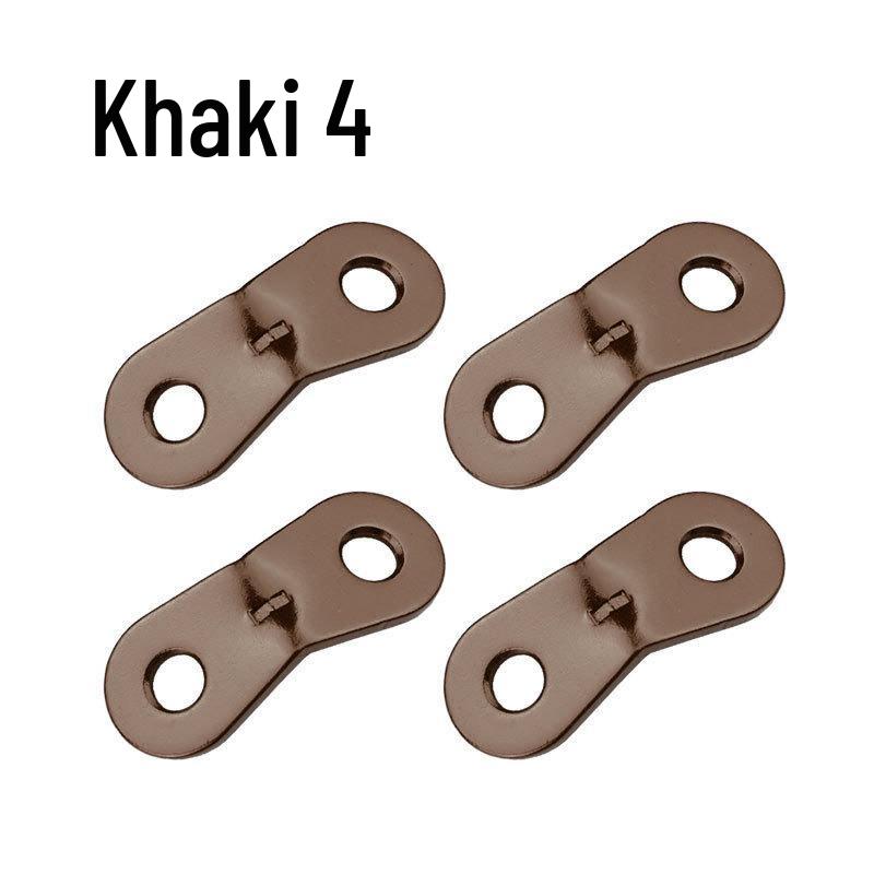 Double-Eye Fixed Outdoor Aluminum Alloy Tent and Canopy Rope Buckle