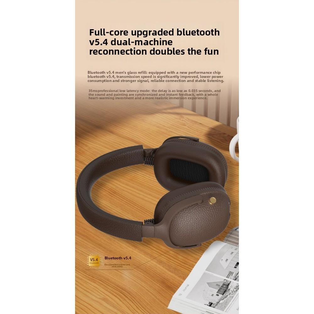 Retro Style M19 Headset Wireless Headset Bluetooth 5.4 Mobile Phone