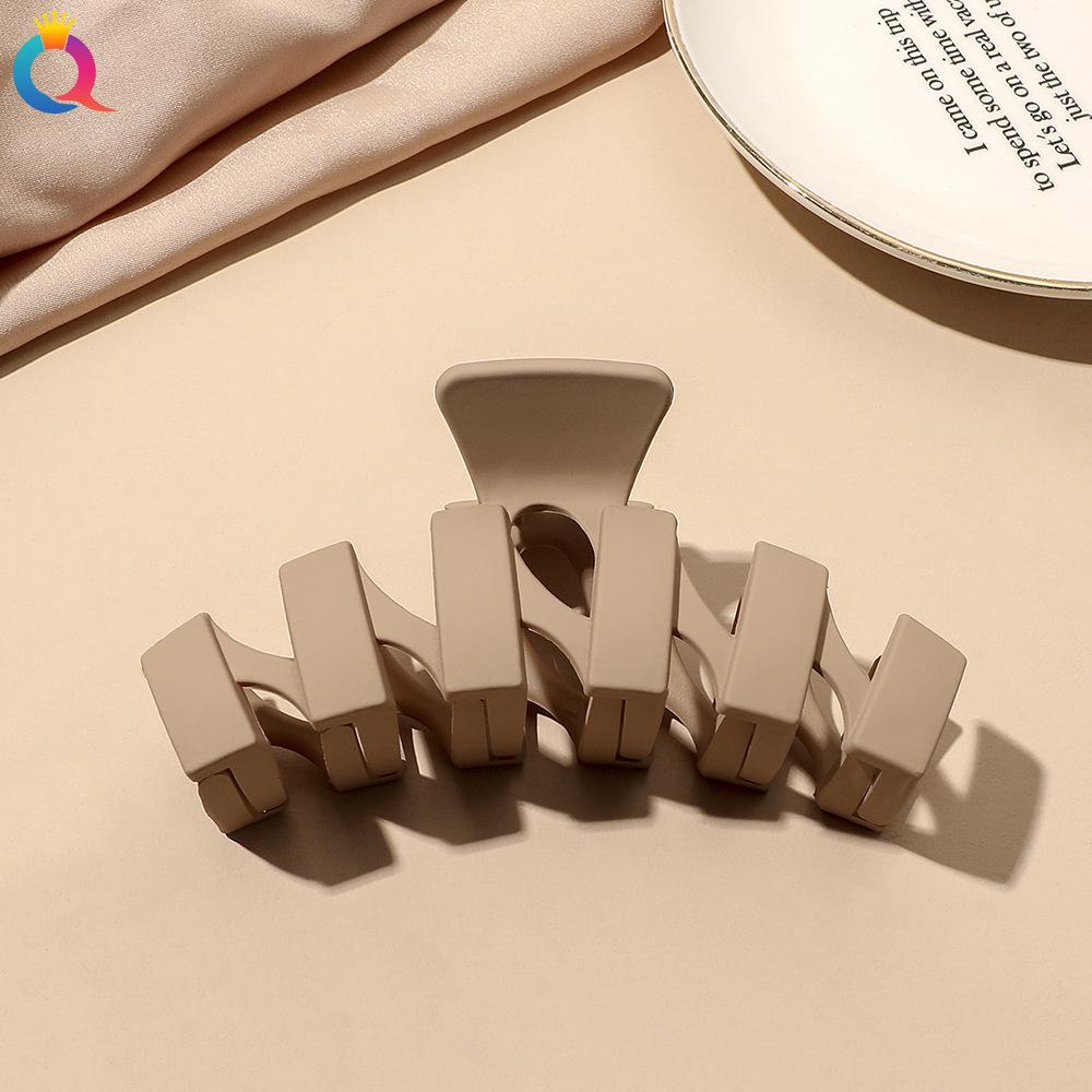 Daily Head Wear Set Women Fashion Claw Clip   Solid Coffee Black Acrylic Large Hair Claw Korea for Girl Clip Barrette Hair Accessories