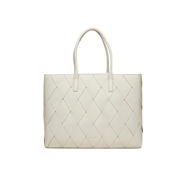 Сумочка Calvin Klein Ck Woven Medium Shopper K60K612994 белый
