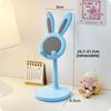 Adjustable Rabbit Phone Stand Cute Cartoon Lazy Desk Holder for Selfie Live Streaming