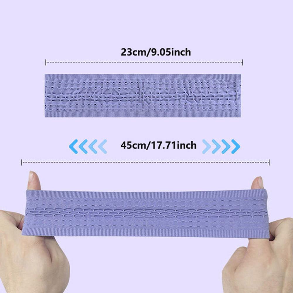 Fascia Sportiva Monocolore Semplice per Uomo Donna Base Antiscivolo Assorbi Umidità Allenamento Corsa Yoga Fascia per Capelli Fascia Elastica