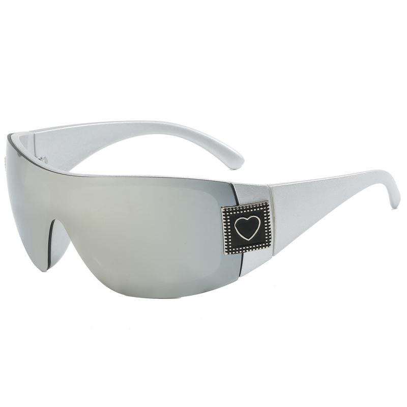 Безрамные солнцезащитные очки Y2K Люксовый бренд Дизайнерские Винтажные Панк Спортивные на открытом воздухе Очки с заклепками для женщин Мужчин