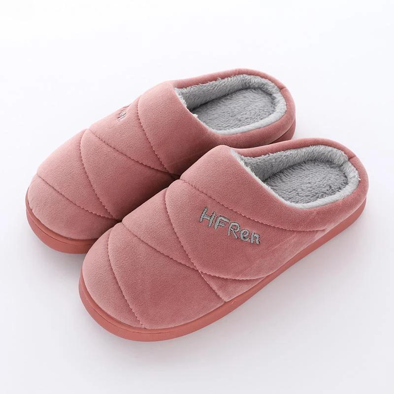 

Fashion Cotton slippers for men in winter, indoor anti slip home, simple slippers for home use, winter adult slippers, 44-45