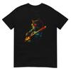 Katzen T-Shirt Gitarrenspieler Tee Kätzchen Katzen Liebhaber Haustier T-Shirt Unisex Design