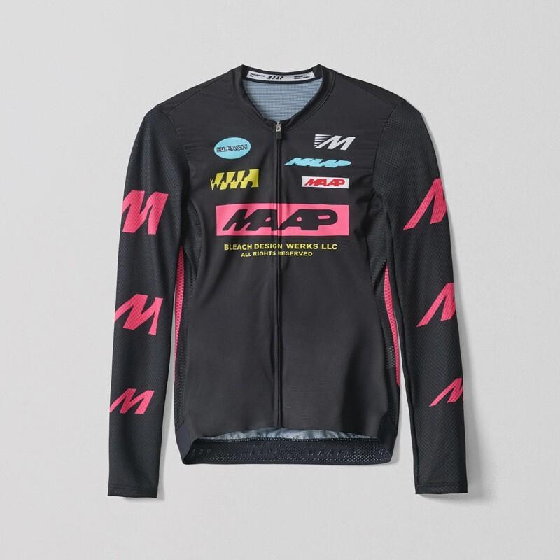 MAAP Style Unisex Cycling Jersey Short Sleeve Long Breathable Quick Dry Bike Riding Apparel Road MTB